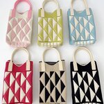 Crochet Tote Bag Manufacturer - Retro Recycled Polyester Bag