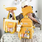 School Backpack Set Factory - 2025 Fashionable 4 PCS Set