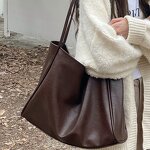 Tote Bags Factory - Trendy Autumn PU Leather Handbag