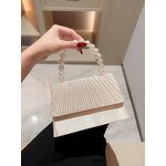 Evening HandBag Manufacturer - Luxury Pearl Chain Clutch