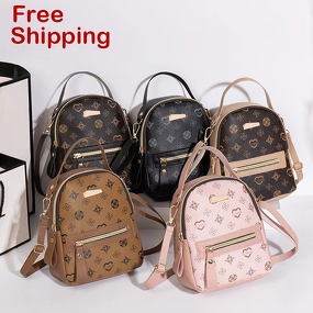 Backpack Manufacturer - Floral PU Water Resistant School Bag