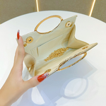 Evening Bags Manufacturer - Versatile Geometric Tassel Clutch