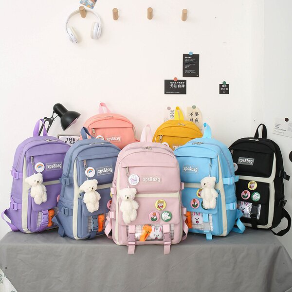 School Backpack Set Factory - 2025 Fashionable 4 PCS Set