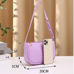 Shoulder Bag Factory - Hobo Crocodile Underarm Bag