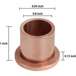 Golf Cart Bushing Factory - Flanged Spindle Bronze King Pin Bushing