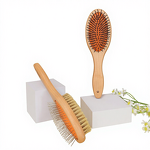 Pet Grooming Brush Factory - Double-sided Wooden Handle Comb