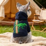 Pet Hoodies Factory - Dinosaur Warm Coat for Small Dogs
