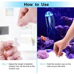 Aquarium Decor Factory - Luminous Jellyfish Plastic Decor