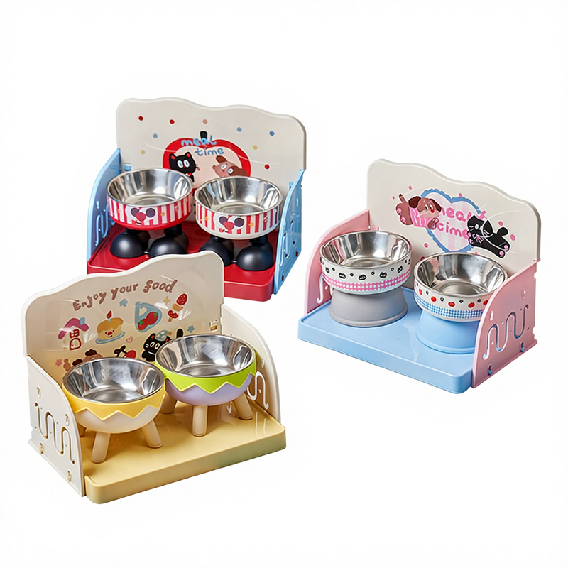 Pet Dining Plate Factory - Anti Spill Elevated Adjustable