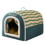 Pet Bed Manufacturer - Autumn Winter Plush Enclosed Cave