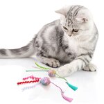 Pet Cat Toys Factory - Plush Ball with Bell Rope Toy
