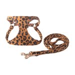 Pet Harness Vest Manufacturer - Leopard Print with Leash
