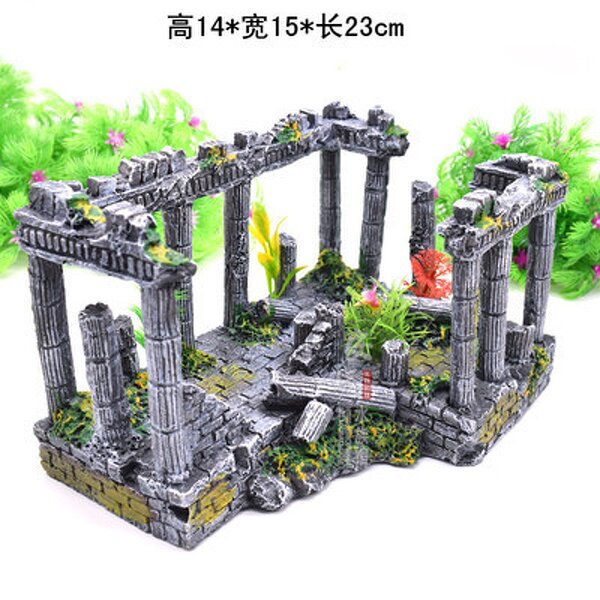 Aquarium Ornaments Manufacturer - European Resin Roman Column