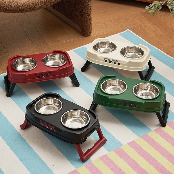 Pet Bowls Factory - Foldable Double Elevated Feeder