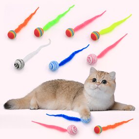 Pet Cat Toys Manufacturer - EVA Foam Rainbow Ball Toy