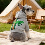 Pet Hoodies Factory - Dinosaur Warm Coat for Small Dogs