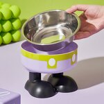 Pet Bowl Manufacturer - Funny Cartoon Stainless Steel Bowl
