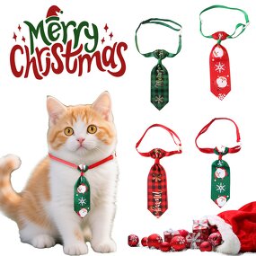 Pet Accessories Manufacturer - Christmas Bow Tie Dog Collar