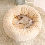 Pet Cat Bed Manufacturer - Plush Round Sofa Cushion