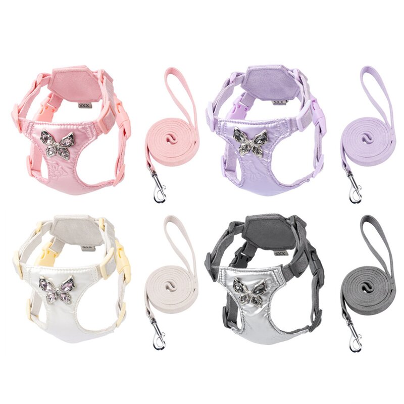 Pet Harness Set Factory - Luxury Sweet Small Dog Set