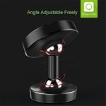 Car Phone Holder Factory - Luminous Silicon Dual Ball Dashboard Bracket