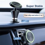 Car Phone Holder Factory - Innovative Magic Hat 2 in 1 Magnetic Mount