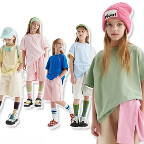 Kids T-Shirt Manufacturer - 220g Cotton Hip Hop Style Tee