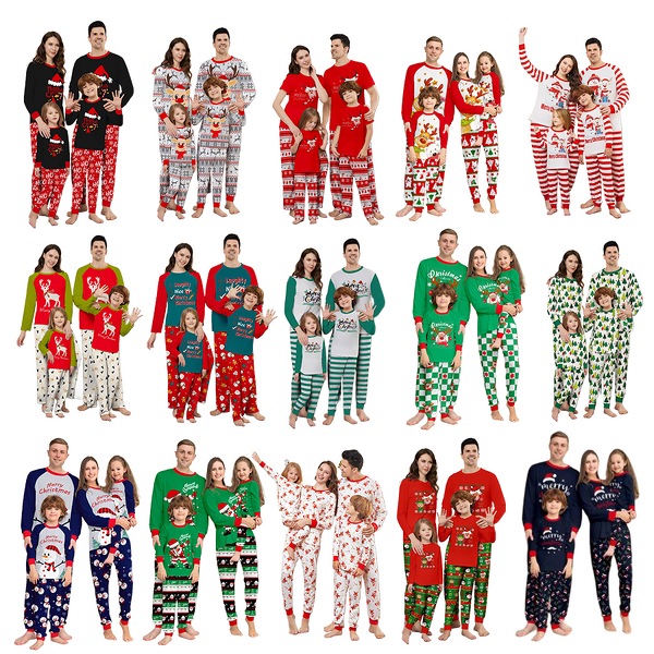 Pajamas Set Manufacturer - 5XL Family Matching Sleepwear Set