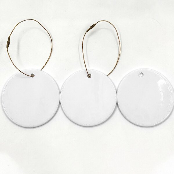 Christmas Ornament Factory - Flat Christmas Tree Ceramic Ornament