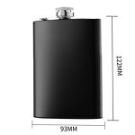 Hip Flask Set Manufacturer - Matte Black Stainless Steel Set