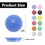 Plastic Lids Factory - Colorful Acrylic Bling Lid Supplier