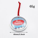 Christmas Ornament Manufacturer - Sublimation Plastic Spinning Ornament