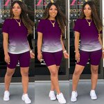 Sportswear Set Factory - Women's Polyester T-Shirt Shorts Set