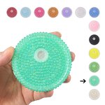 Plastic Lids Manufacturer - Colorful Acrylic Bling Tumbler Lid