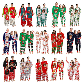 Pajamas Set Manufacturer - Christmas Family Thermal Sleepwear