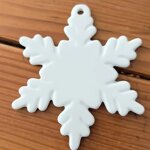 Christmas Ornament Factory - Heart-Shaped Ceramic Pendant