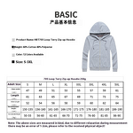 Hoodie Factory - Urban Street Fleece Zip-Up Sweatshirt