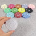 Plastic Lids Factory - Rhinestone Diamond Glitter Plastic Lid