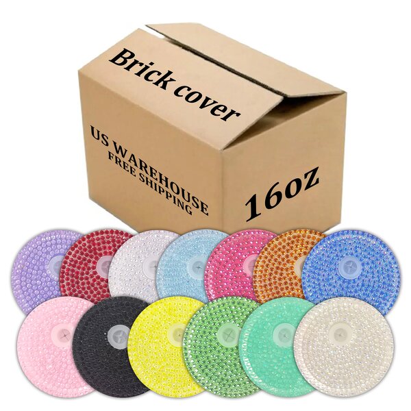 Plastic Lids Factory - Colorful Acrylic Bling Lid Supplier