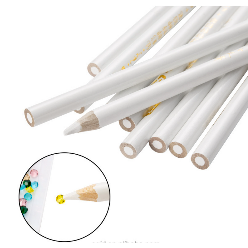 Drill Pen Factory - 18cm Long Section Diamond Inlaid Tattoo Pencil