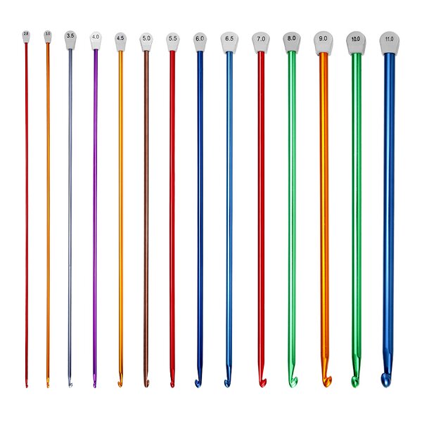 Crochet Hook Factory - SKC Single Colorful Handle Knitting Needle Tool