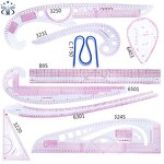 Sewing Ruler Set Factory - 360 Degree Bend Armhole Curve Ruler Set
