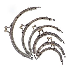 Purse Frame Factory - 6.5-15 cm Kiss Clasp Purse Metal Frame