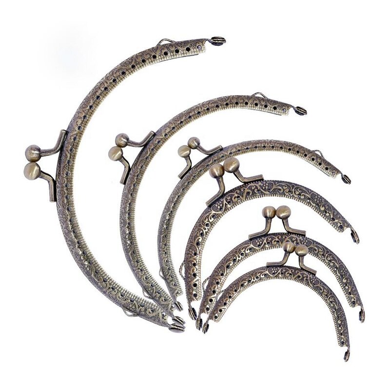 Purse Frame Factory - 6.5-15 cm Kiss Clasp Purse Metal Frame