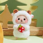 Needle Felting Kit Factory - Hot Sale Cute White Sheep Felting Material