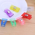 Sewing Clips Factory - Wholesale 100pcs Colorful Plastic Fabric Clips