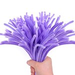 Pipe Cleaners Factory - 100pcs Polyester Black White Chenille Stems