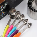 Measuring Cup Set Factory - Stainless Steel with Silicone Grips Baking