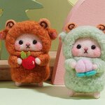 Needle Felting Kit Factory - Cute Light Brown Sheep DIY Wool Kit