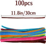 Pipe Cleaners Factory - Polyester Pastel Colors Pipe Cleaners for Crafts